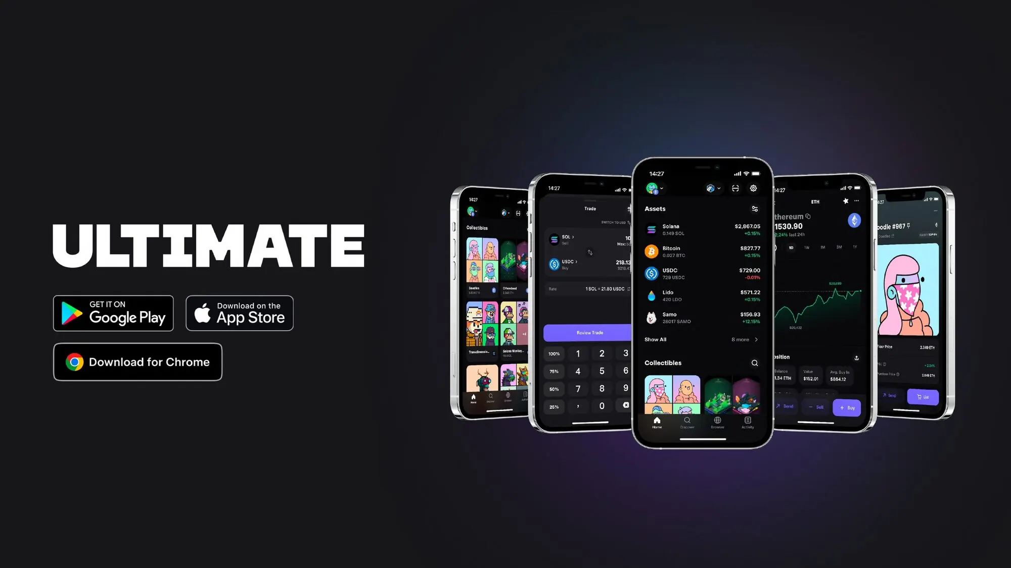 Ultimate — self-custodial crypto wallet